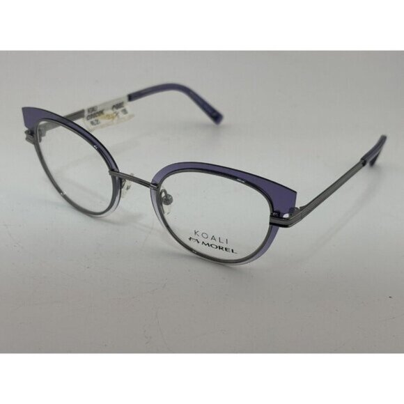 KOALI MOREL 20026K 45-21-135 PG02 - Purple Silver Retro Eyeglass Frames - Picture 1 of 8